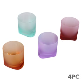 Moser Tipsy Double Old Fashioned Barware 4pc SET