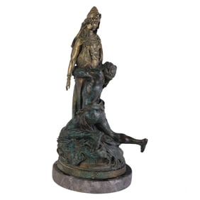 Bronze Figural Sculpture after Theodore Riviere