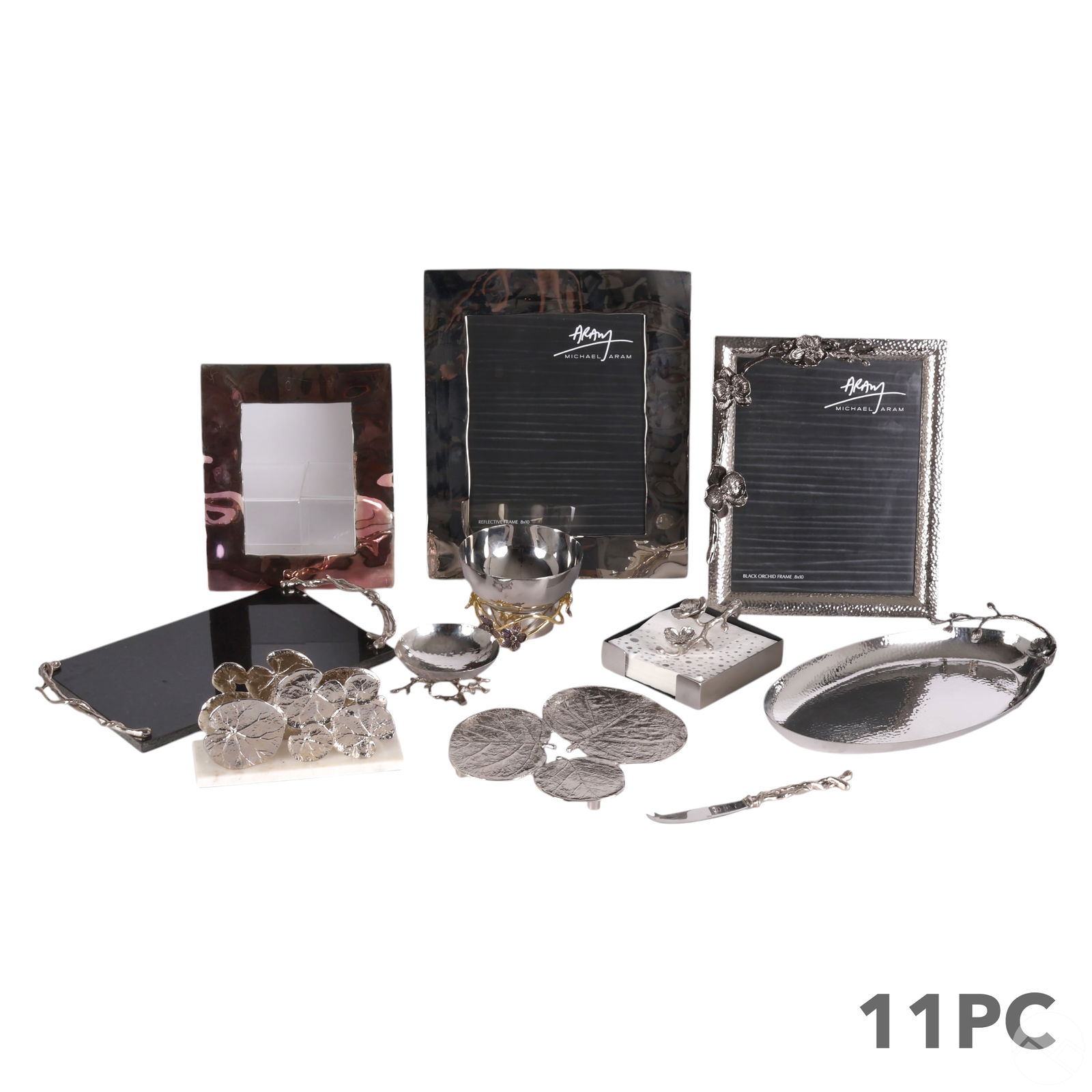 Michael Aram Modernist Metal Frame Tray Plate LOT (1 of 13)