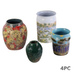 Rolando Anzardo Martin Cushman Florida Pottery LOT