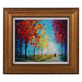 Slava Ilyayev b.1970 Landscape Serigraph SIGNED