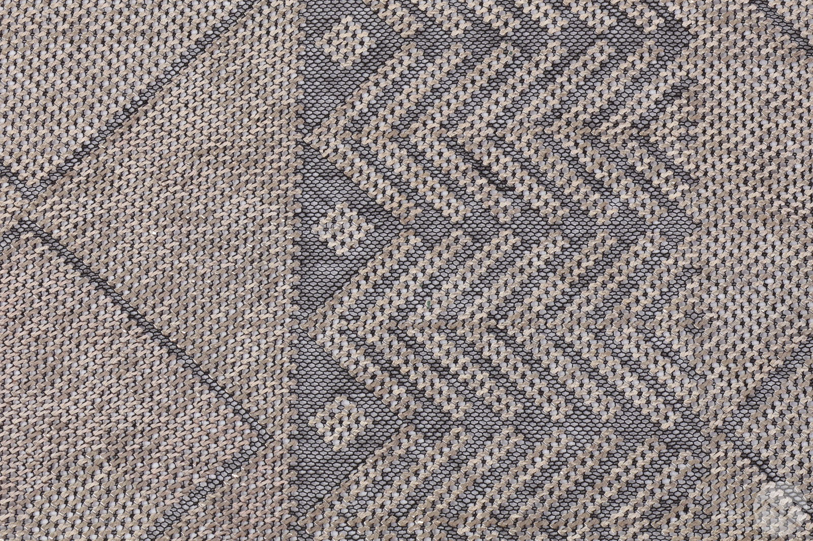 Whiting Davis Style Black & Silver Mesh Shaw Wrap (1 of 6)