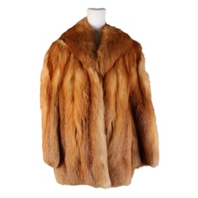 Revillon for Saks Fifth Avenue Red Fox Fur Jacket