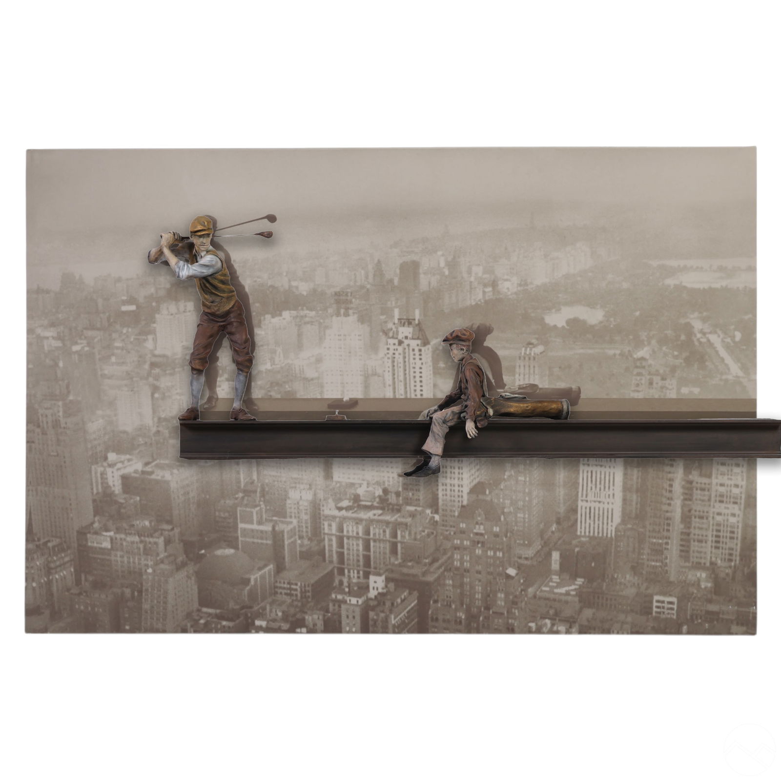 Lou Michaels b.1959 Golf on a Skyscraper Wall Art (1 of 11)