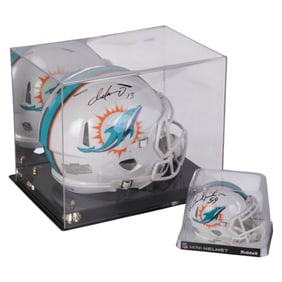 Dan Marino Bob Brudzinski Football Helmets SIGNED