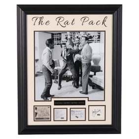 Sinatra Marti Davis Bishop Rat Pack Photo SIGNED