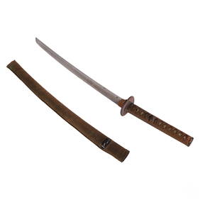 Japanese Antique Katana Short Blade Warrior Sword (1 of 5)