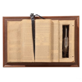 Joe Nicastri b.1945 Mixed Media Concept Sculpture