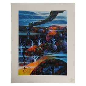 Eyvind Earle 1916-2000 Toccata LE Serigraph SIGNED