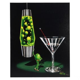 Michael Godard b.1958 LE Devilish Martini SIGNED
