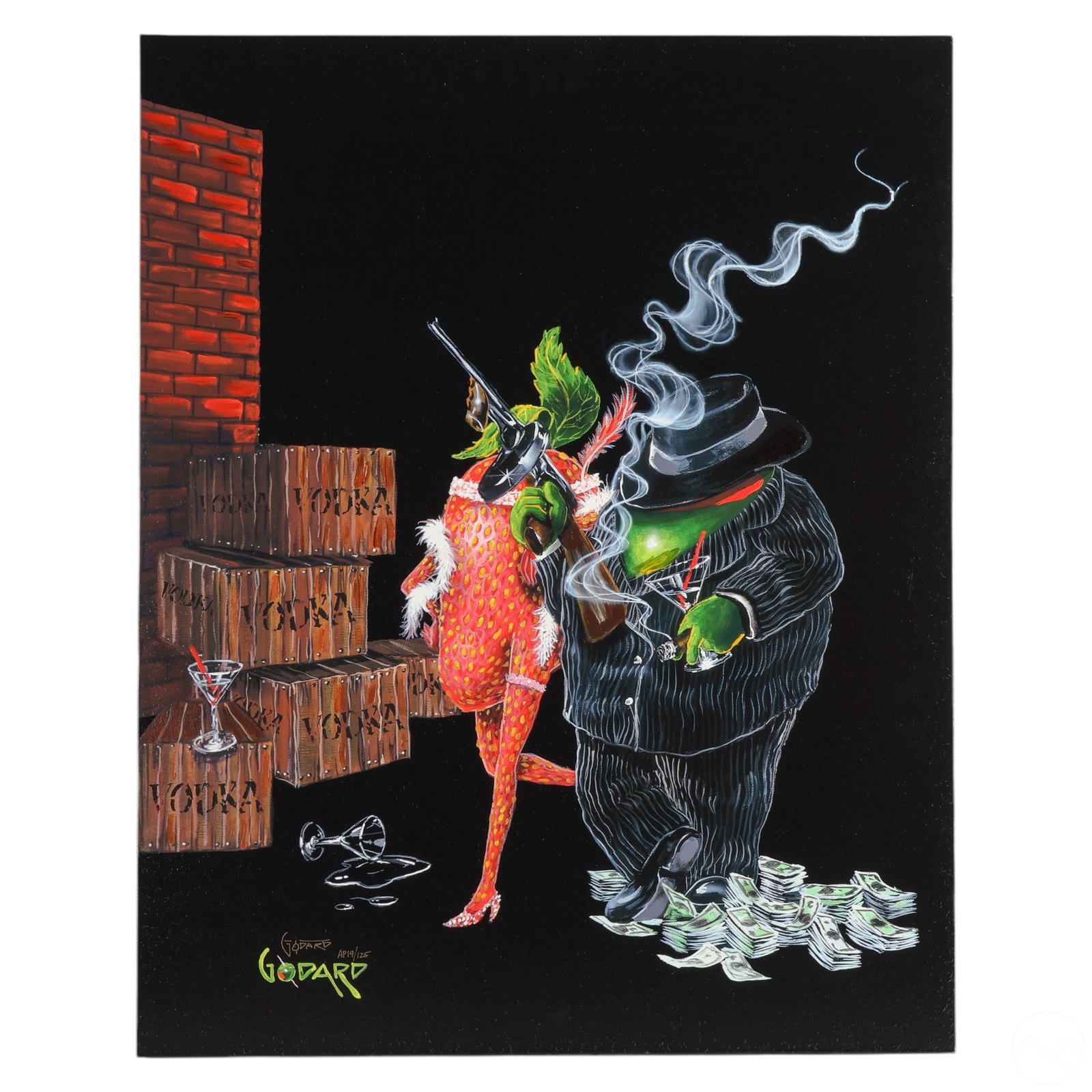 Michael Godard b1958 Ollie Capone LE Giclee SIGNED (1 of 7)