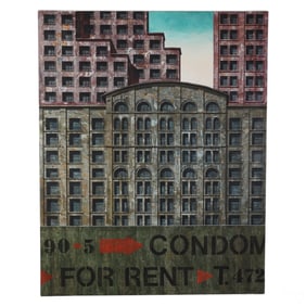 Tonino Caputo 1933-2021 Condominium Urban Painting