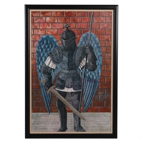 Tonino Caputo 1933-2021 Guardian Angel Painting
