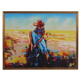 Ferjo b.1946 Hommage to Nicola Simbari Painting