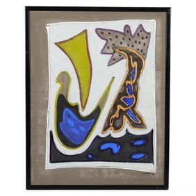 Paolo Valle b.1948 Jasons Return Abstract Painting