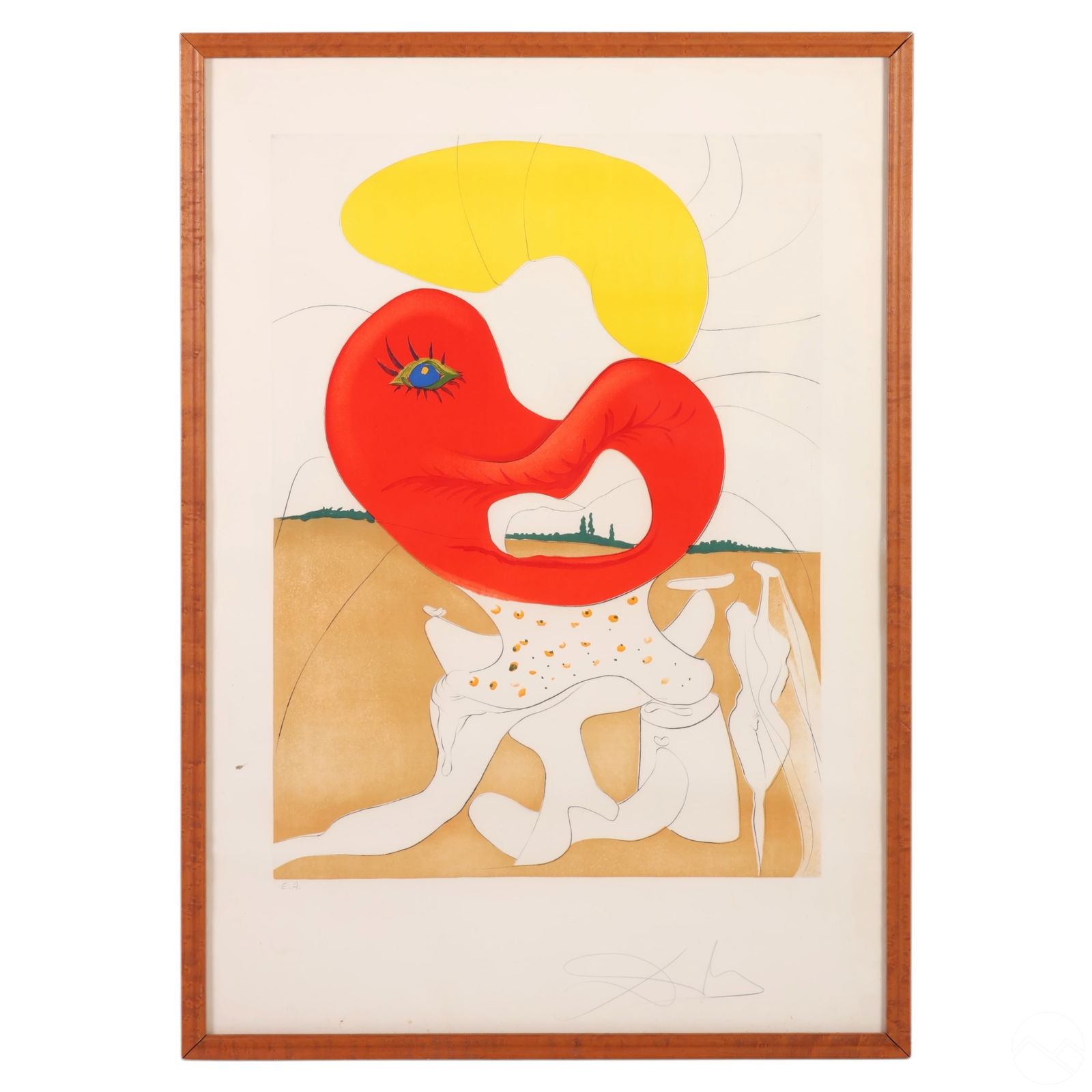 Dali 1904-1989 Blood of Yin Yang Engraving SIGNED (1 of 6)