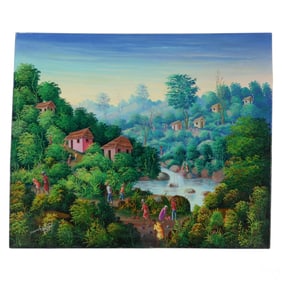 Jean Louis Bonaventure 20C Haitian School Painting
