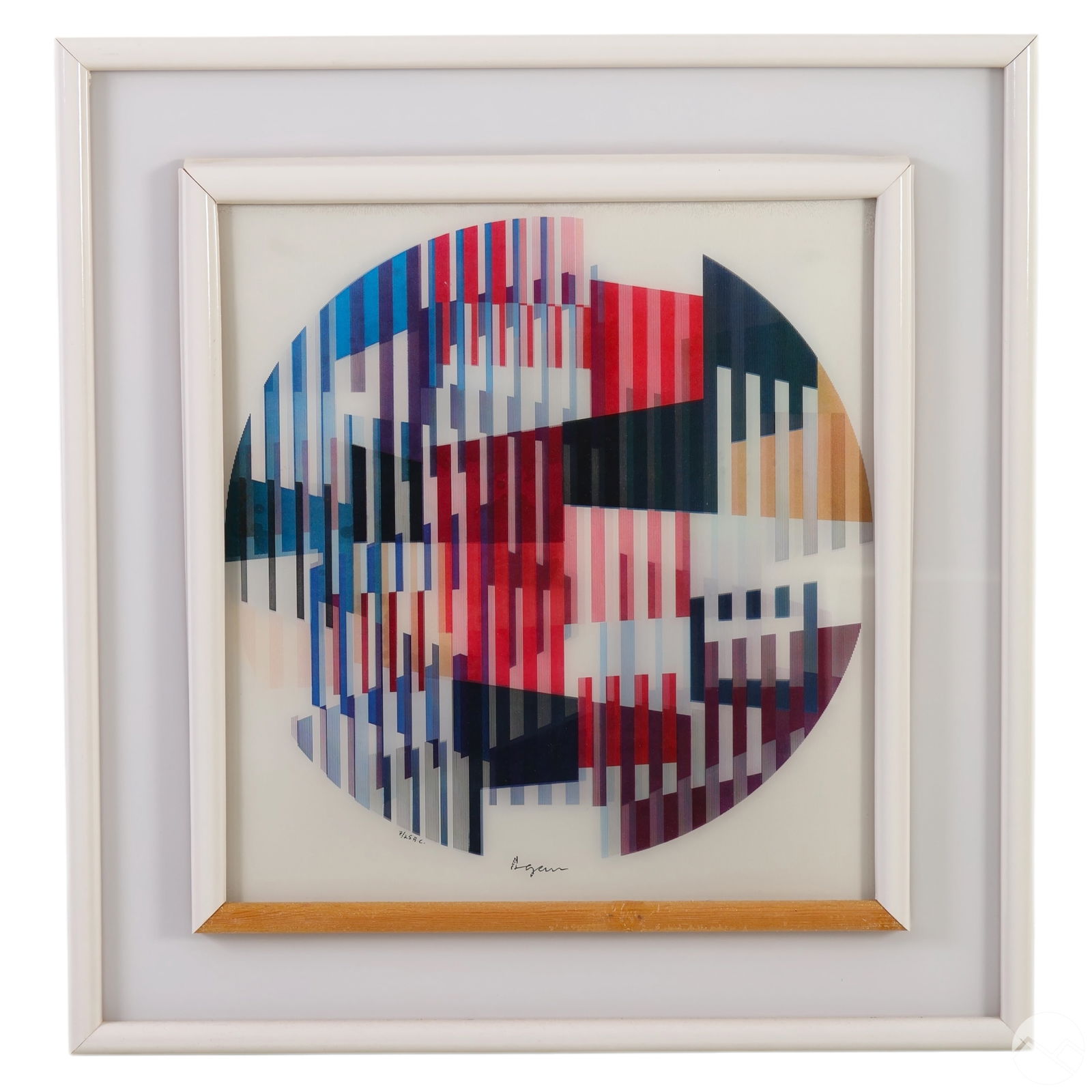 Yaacov Agam b.1928 LE Lenticular Agamograph SIGNED (1 of 9)