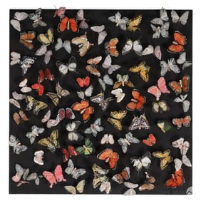 Sandy Skoglund b1946 Butterfly Gathering Sculpture