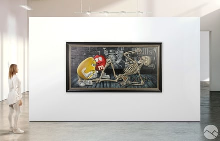 Rodrigo Soto (b.1984) Death by M&Ms Oil Painting