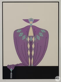 Erte (1892-1990) La Somtueuse LE Serigraph SIGNED