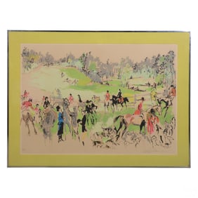 Leroy Neiman 1921-2012 Hunter Trials Litho SIGNED