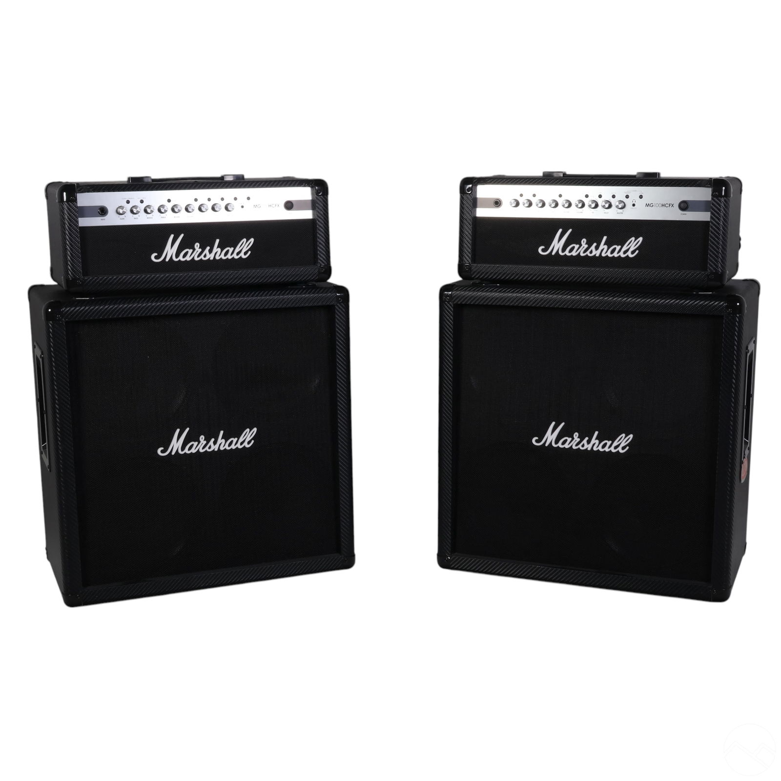 Pair of Marshall MG100HCFX Guitar Amplifier Heads (1 of 10)