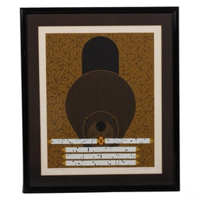 Charles Harper (1922-2007) The Beaver Litho SIGNED