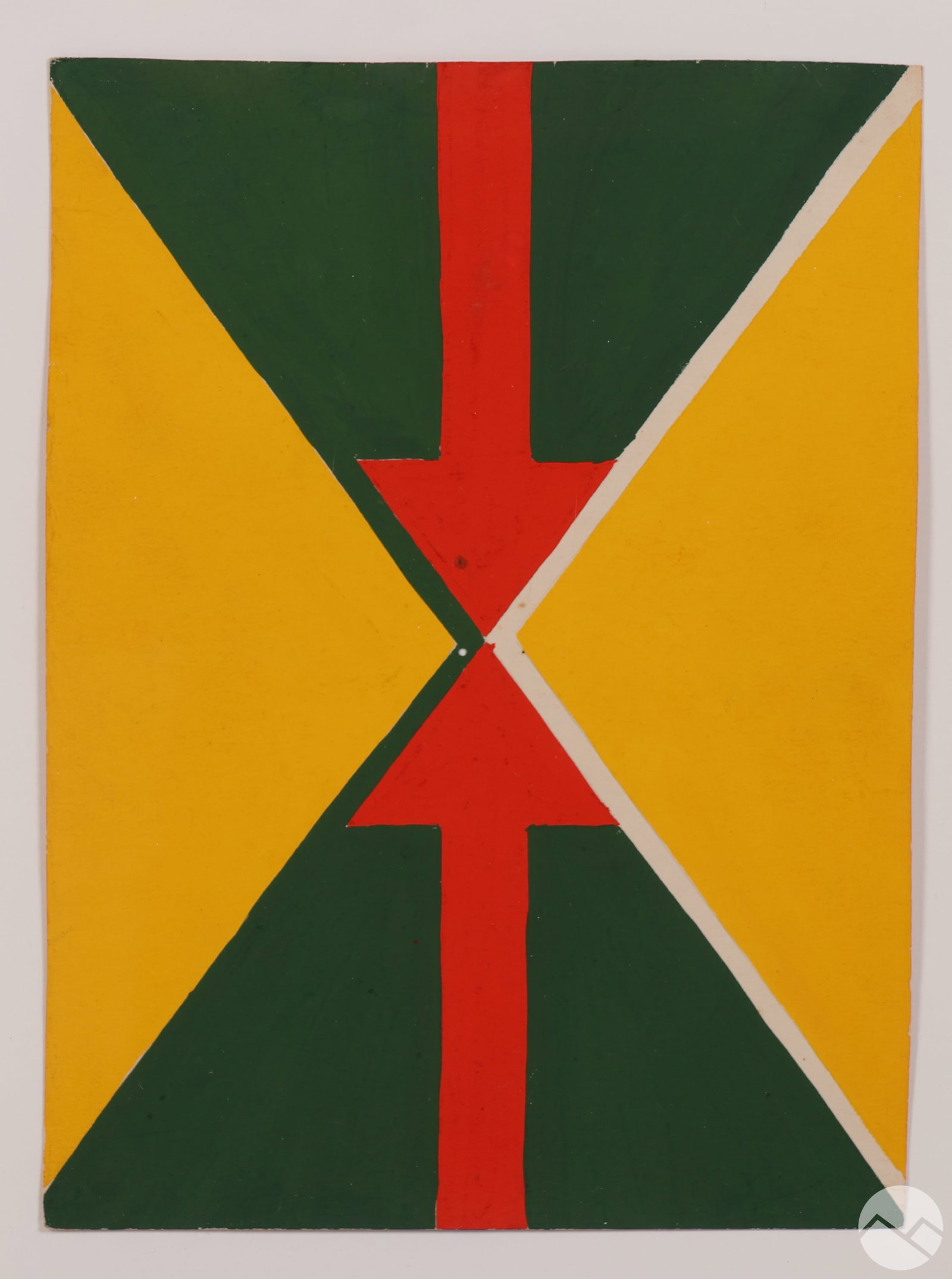 Sandu Darie (1908-1991) Mixed Media Arrow Painting (1 of 7)