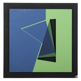 Raul Mazzoni (b1941) Abstract Argentinian Painting