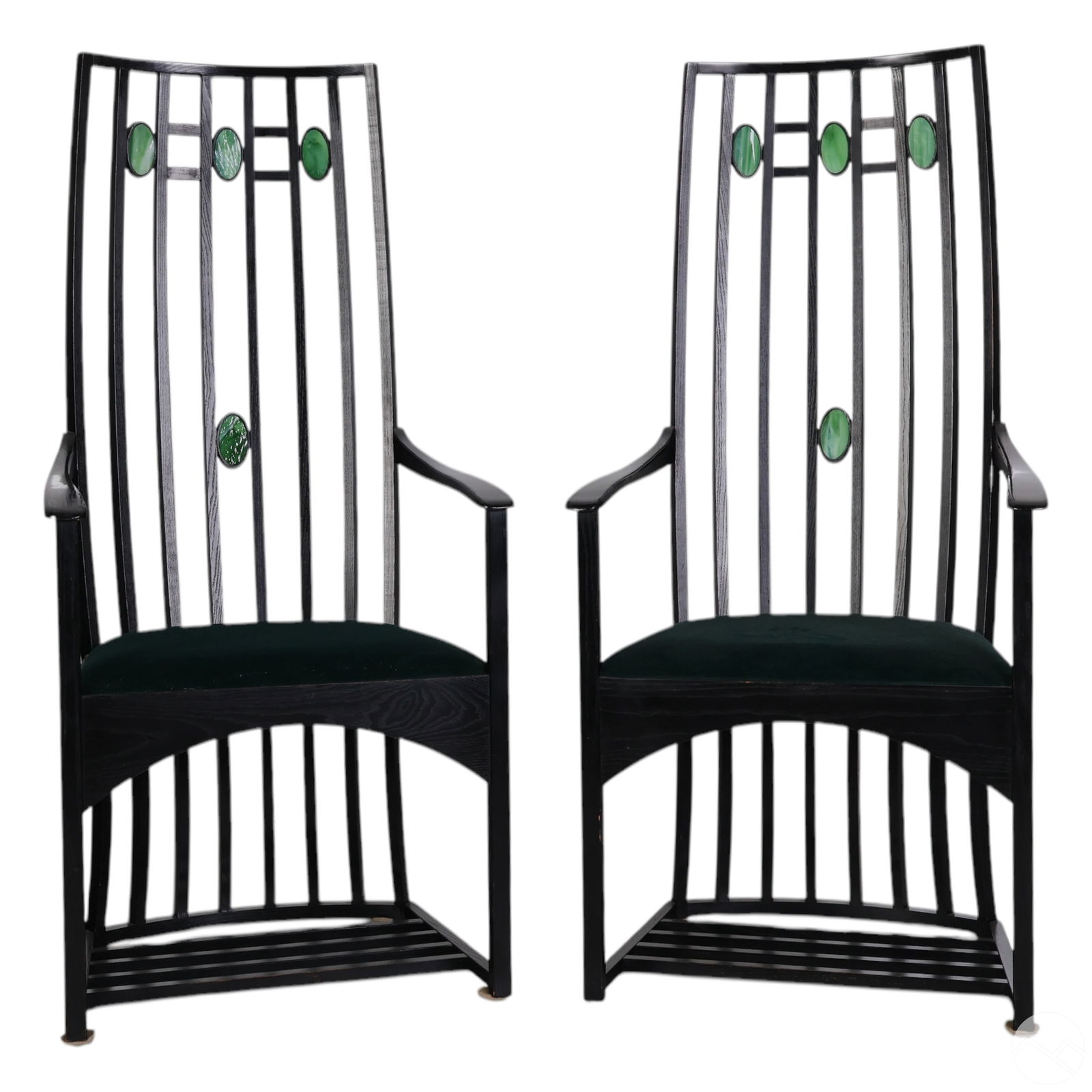 Pair Charles Rennie Mackintosh Chairs for Cassina (1 of 9)