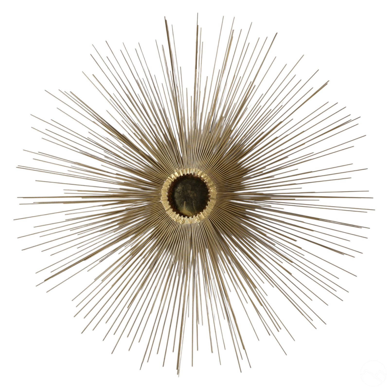Curtis Jere Bronzed Metal Sunburst Wall Sculpture (1 of 6)