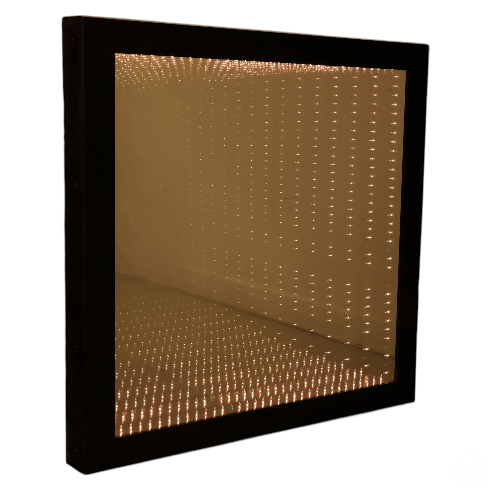 Curtis Jere Vintage Lighted Infinity Wall Mirror (1 of 8)