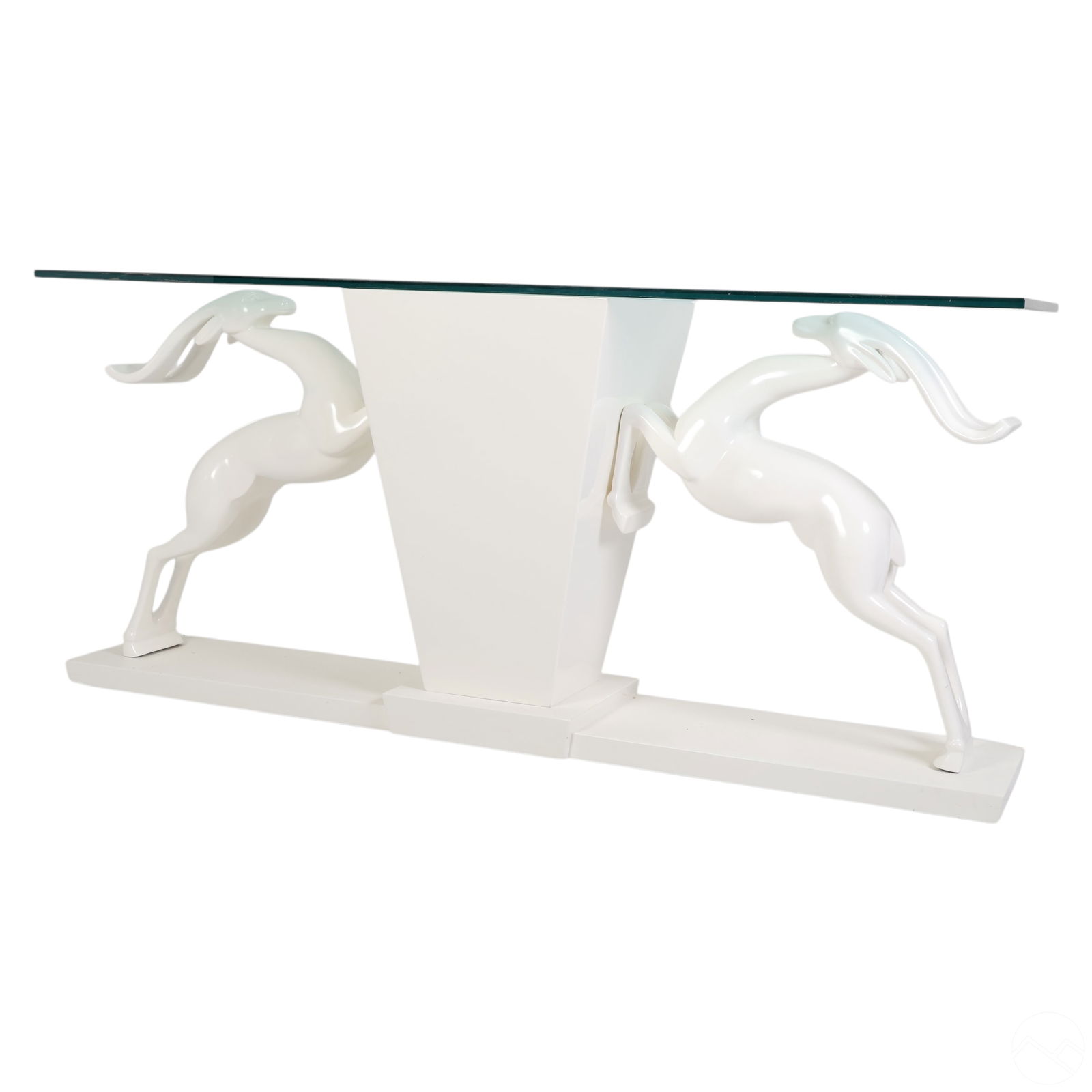 Hollywood Regency Jumping Gazelles Console Table (1 of 6)