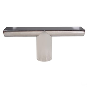 J. Ward Beam for Brueton Chrome Tee Console Table