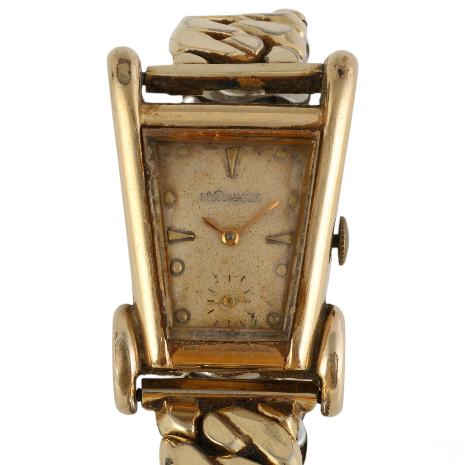 Vintage Mens LeCoultre Aristcrat Grasshopper Watch (1 of 9)