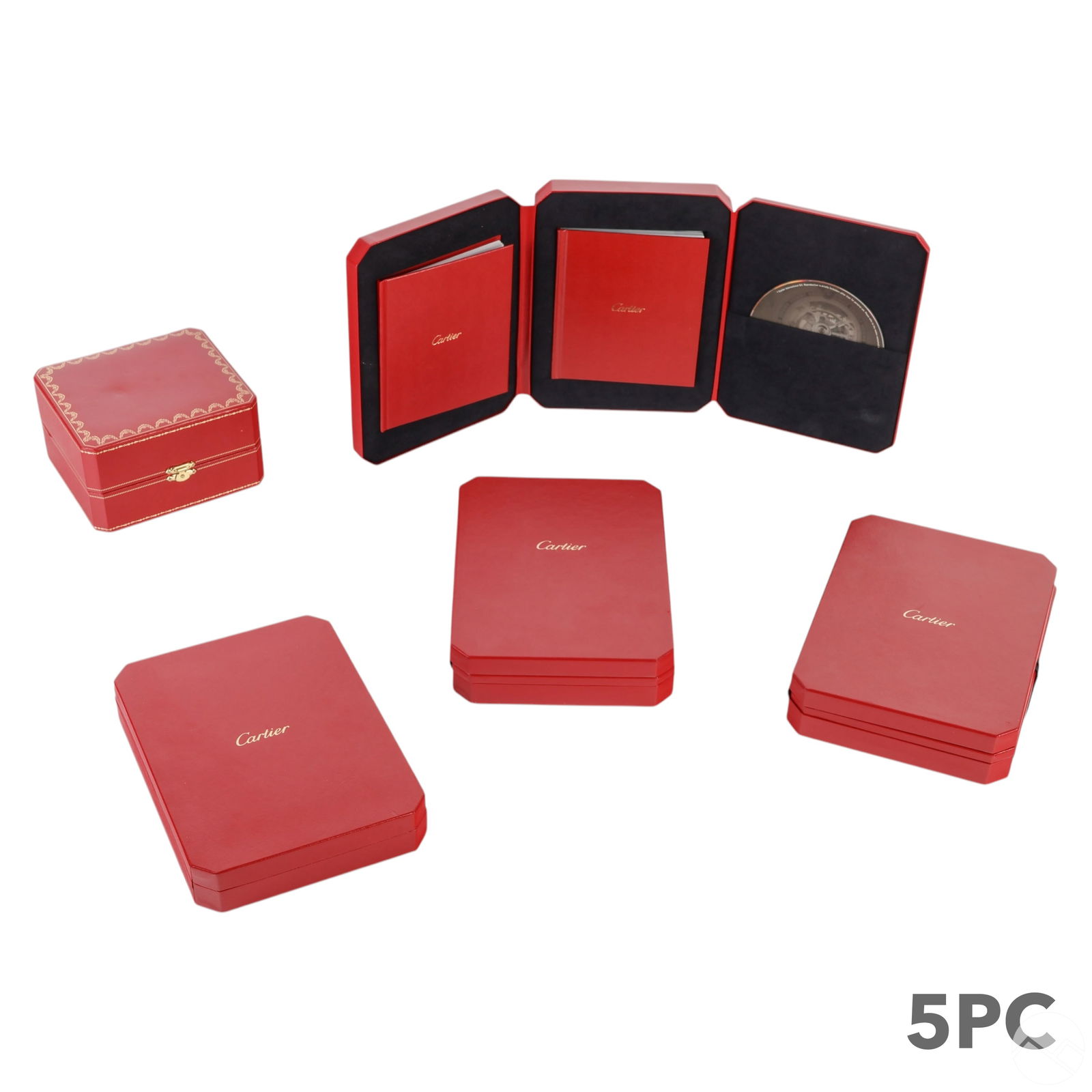 Cartier Swiss Watch Box with DVD & Manuel 5pc LOT (1 of 5)