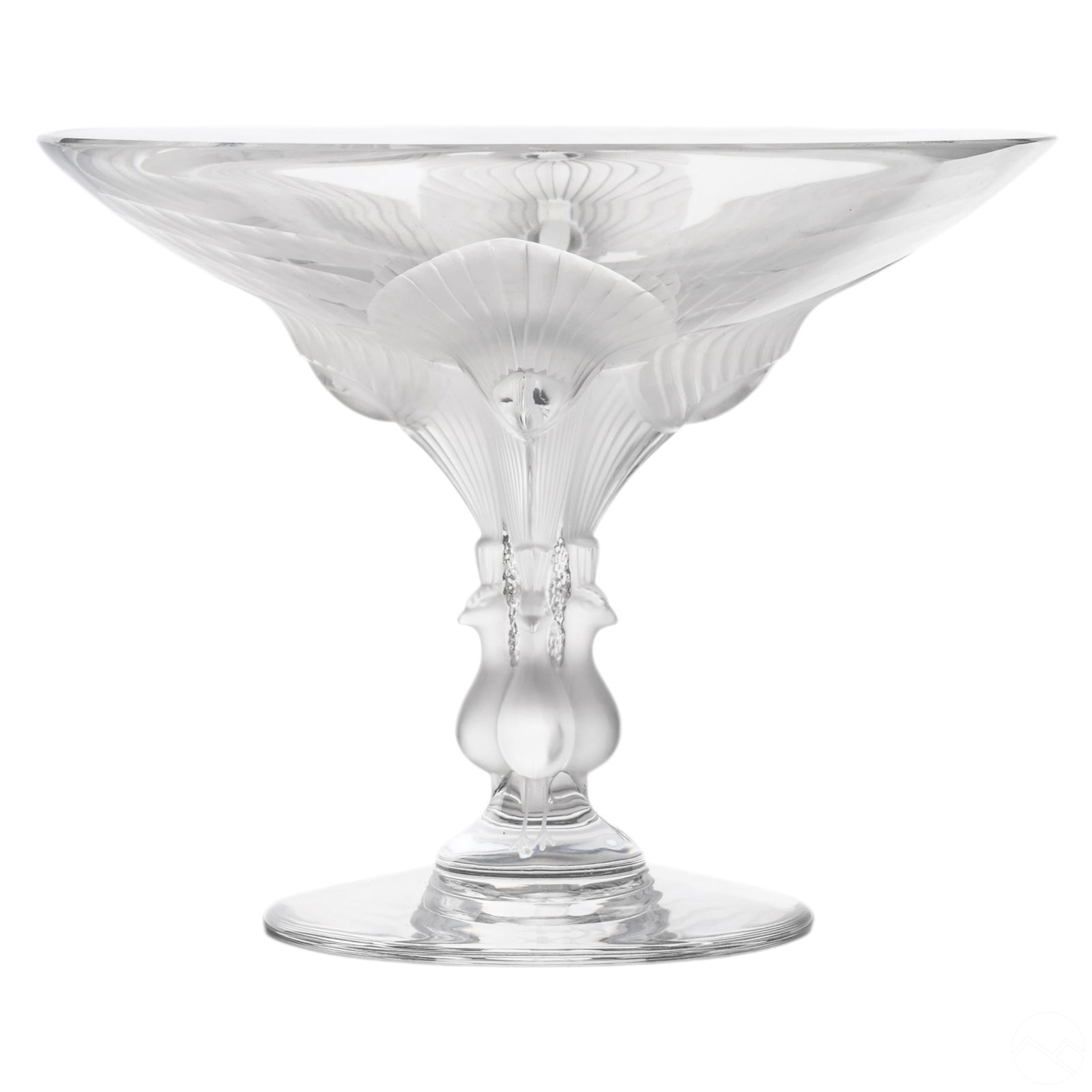 Lalique French Crystal Virginia Tazza Compote Bowl (1 of 6)