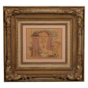 Alexander Gevorkyan b.1928 Surrealist Composition