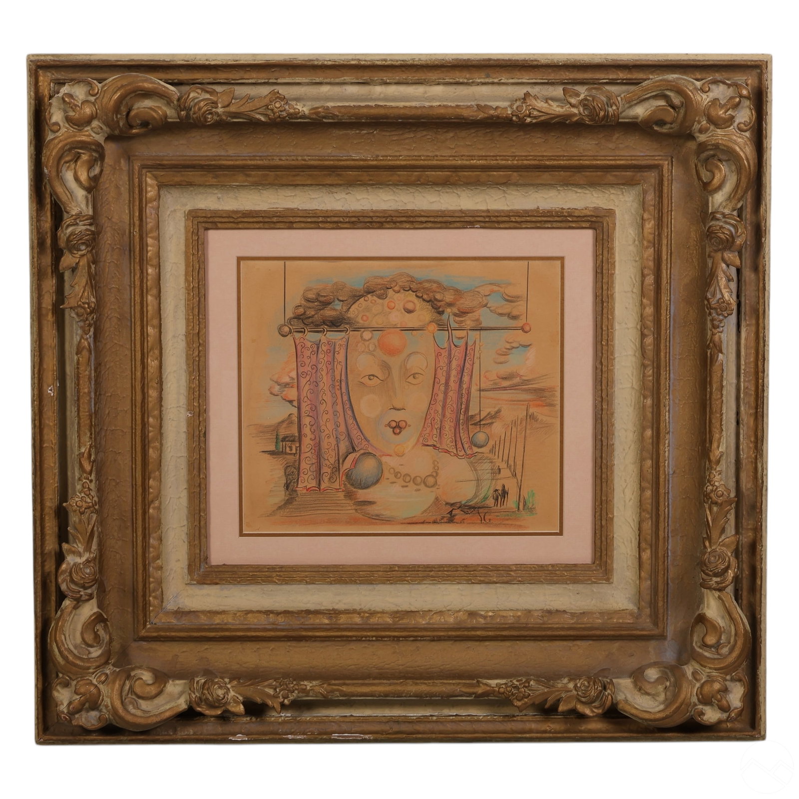 Alexander Gevorkyan b.1928 Surrealist Composition (1 of 10)