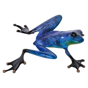 Tim "FROGMAN" Cotterill b.1950 LE Bronze BLUE RUNT