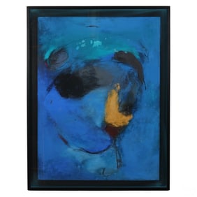 Mahi Binebine b.1959 Abstract Mixed Media Painting