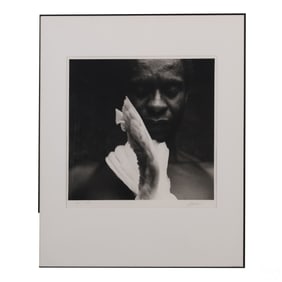 Mario Cravo Neto (1947-2009) B&W Photograph SIGNED