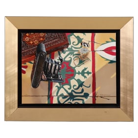 Violeta R. De Arana 20C Camera Still Life Painting