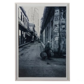 Felipe Delzaides (b.1965) Embellished Street Image