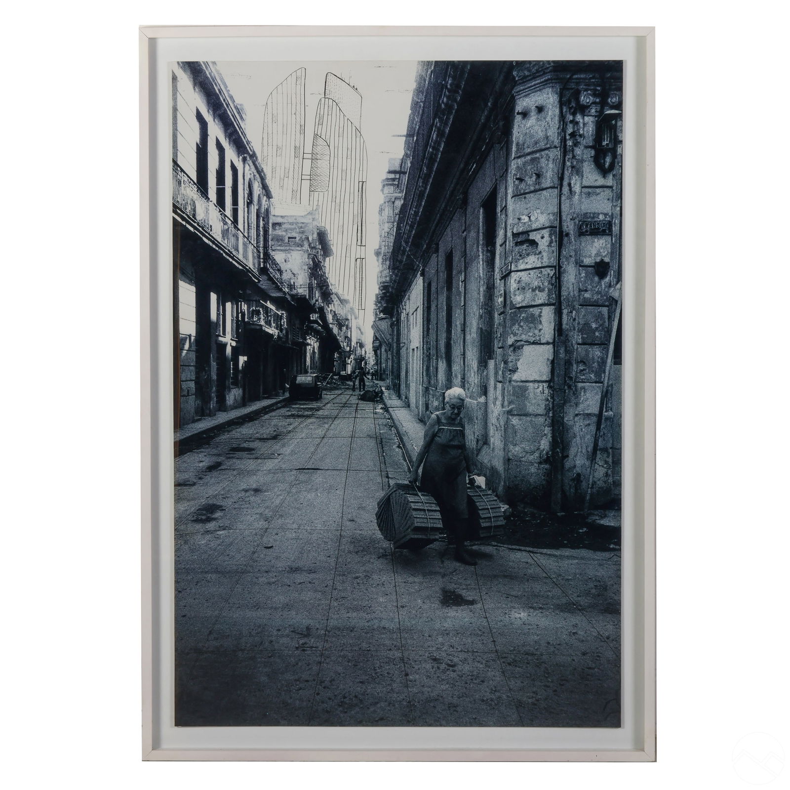 Felipe Delzaides (b.1965) Embellished Street Image (1 of 4)