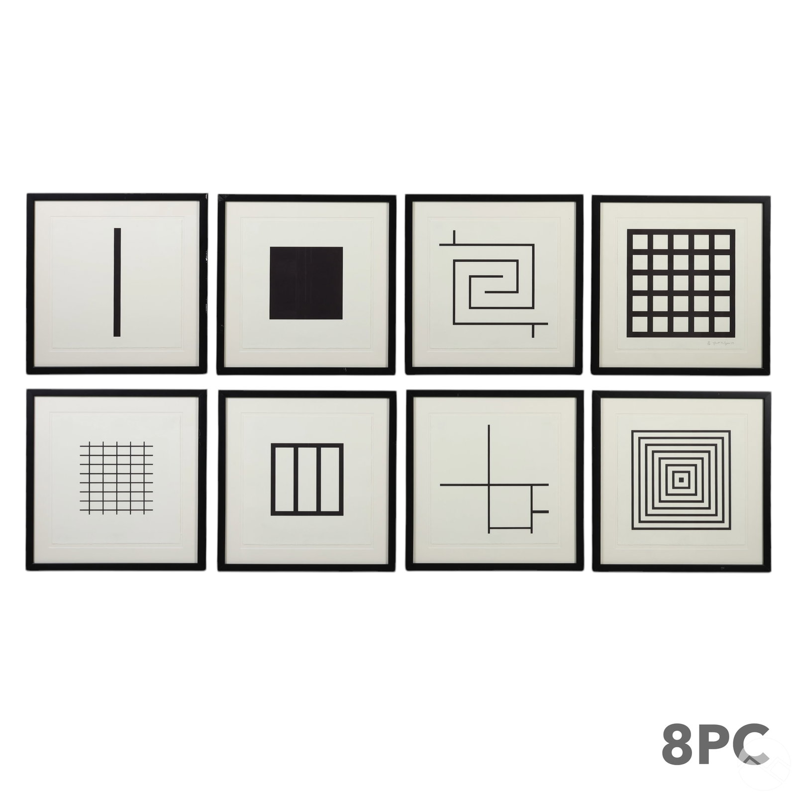 Scott Kilgour b.1960 Abstract Polyptych 8pc Series (1 of 13)