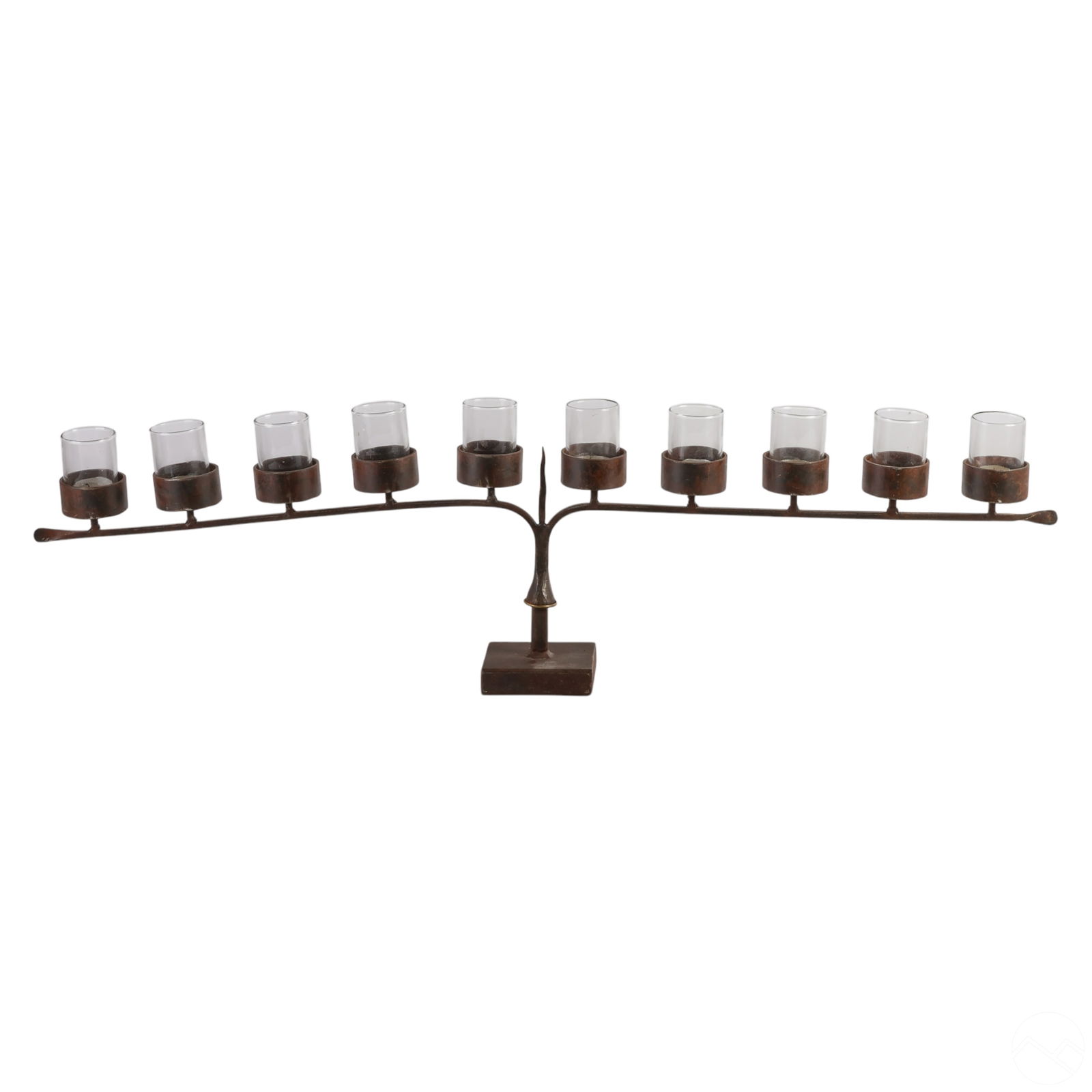 Jan Barboglio 10 Veladora Iron Candelabra SIGNED (1 of 7)