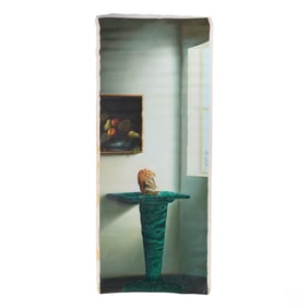 Ferjo b.1946 Neo Classical Interior Scene Painting