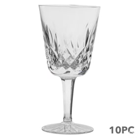 Waterford Crystal Lismore Water Goblets 10pc SET